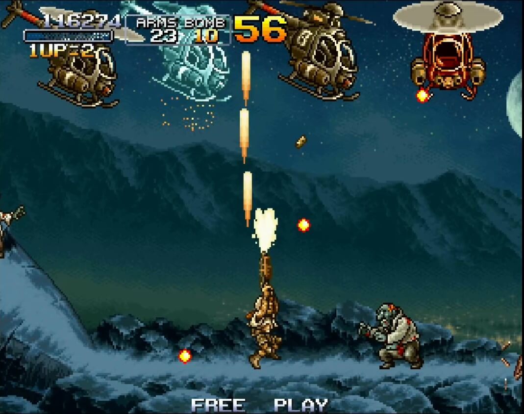 Metal Slug 3 - геймплей игры Arcade